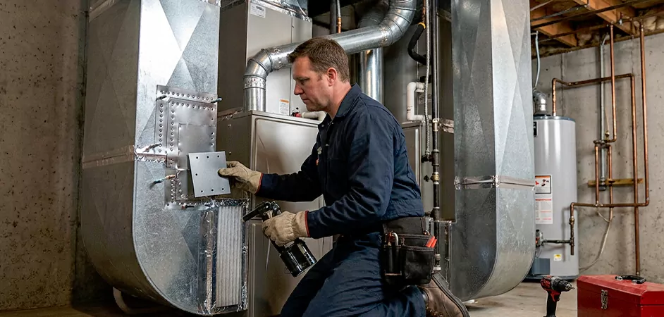 Supply and Return Plenum Repair in Tyler