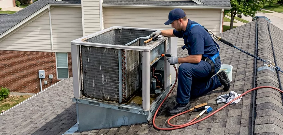 Rooftop Unit Cleaning in Tyler