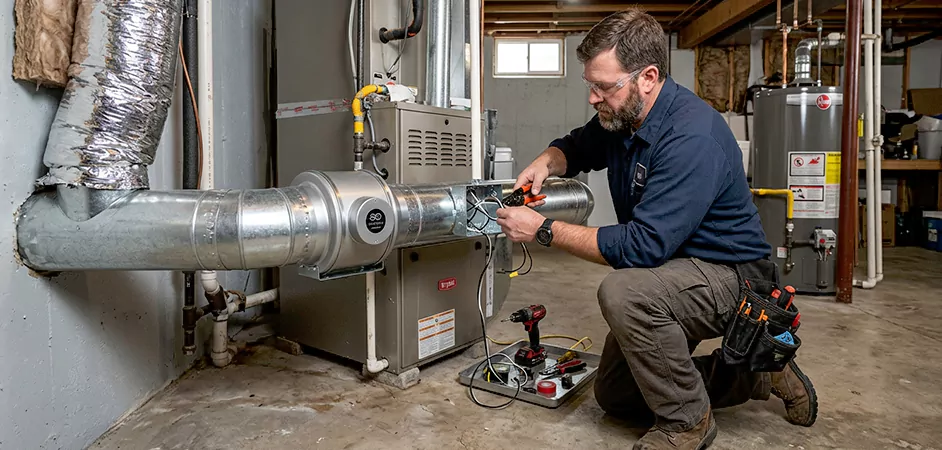 Booster Fan Installation in Tyler