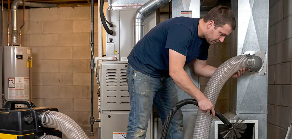 Negative Pressure Duct Cleaning for Large and Long Duct Systems in Tyler